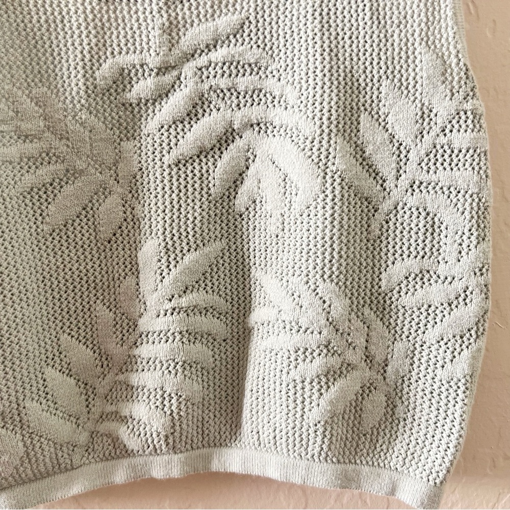 Madewell Palm-Stitch Crop Sweater Tank - Picture 6 of 7